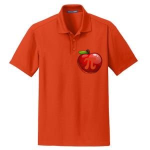 Apple Pi Day Great Gift Funny Math Nerd Pie Teacher 3 14 Gift Dry Zone Grid Polo