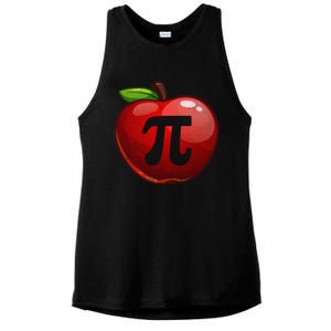 Apple Pi Day Great Gift Funny Math Nerd Pie Teacher 3 14 Gift Ladies PosiCharge Tri-Blend Wicking Tank