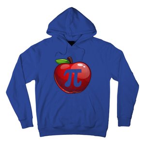 Apple Pi Day Great Gift Funny Math Nerd Pie Teacher 3 14 Gift Hoodie