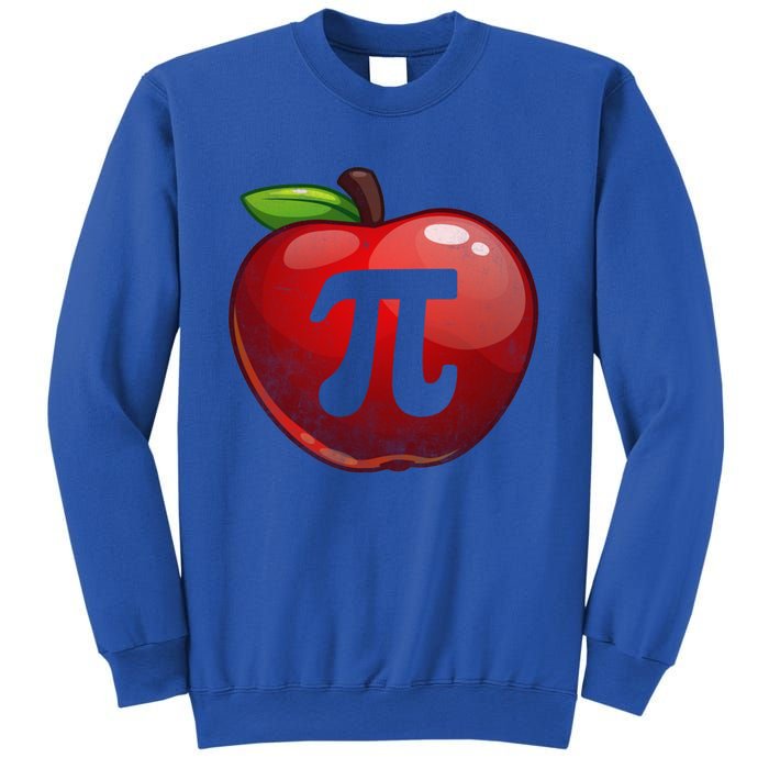 Apple Pi Day Great Gift Funny Math Nerd Pie Teacher 3 14 Gift Sweatshirt