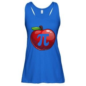 Apple Pi Day Great Gift Funny Math Nerd Pie Teacher 3 14 Gift Ladies Essential Flowy Tank