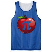 Apple Pi Day Great Gift Funny Math Nerd Pie Teacher 3 14 Gift Mesh Reversible Basketball Jersey Tank