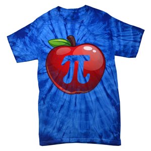 Apple Pi Day Great Gift Funny Math Nerd Pie Teacher 3 14 Gift Tie-Dye T-Shirt