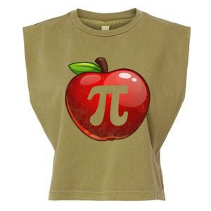 Apple Pi Day Great Gift Funny Math Nerd Pie Teacher 3 14 Gift Garment-Dyed Women's Muscle Tee