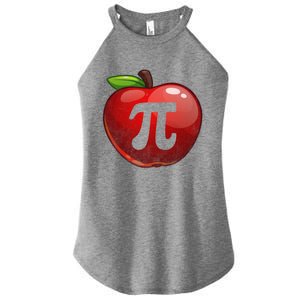 Apple Pi Day Great Gift Funny Math Nerd Pie Teacher 3 14 Gift Women's Perfect Tri Rocker Tank