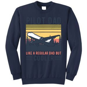 Aviation Pilot Dad Like A Normal Dad But Cooler Funny Pilot Sweatshirt