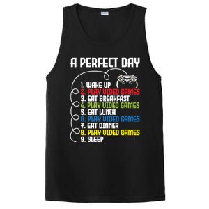 A Perfect Day Funny Gaming Gamer Video Game Meaningful Gift PosiCharge Competitor Tank