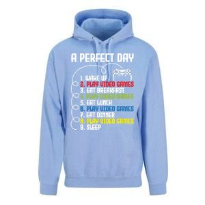 A Perfect Day Funny Gaming Gamer Video Game Meaningful Gift Unisex Surf Hoodie