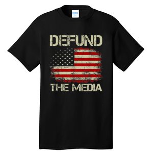 Antimisinformation Political Defund The Media Tall T-Shirt