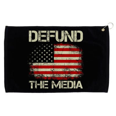 Antimisinformation Political Defund The Media Grommeted Golf Towel