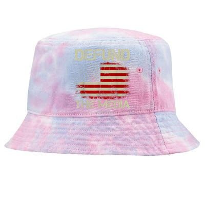 Antimisinformation Political Defund The Media Tie-Dyed Bucket Hat