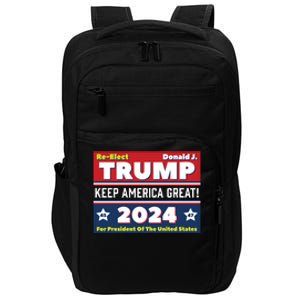 American President Donald Trump 2024 Keep America Great US Election Impact Tech Backpack