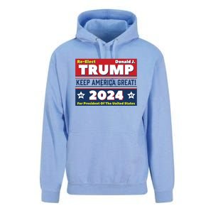 American President Donald Trump 2024 Keep America Great US Election Unisex Surf Hoodie