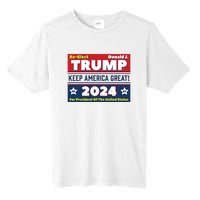 American President Donald Trump 2024 Keep America Great US Election Tall Fusion ChromaSoft Performance T-Shirt