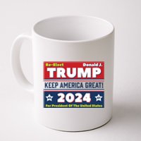 American President Donald Trump 2024 Keep America Great US Election Coffee Mug