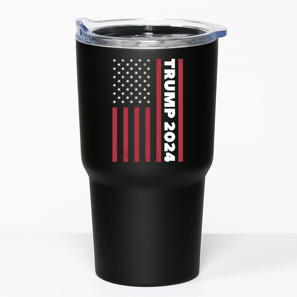 American President Donald Trump 2024 Flag US Election Tumbler