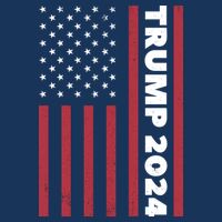 American President Donald Trump 2024 Flag US Election Doggie Tank