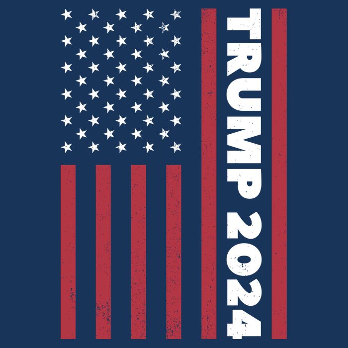 American President Donald Trump 2024 Flag US Election Doggie Tank