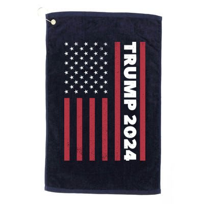 American President Donald Trump 2024 Flag US Election Golf Towel