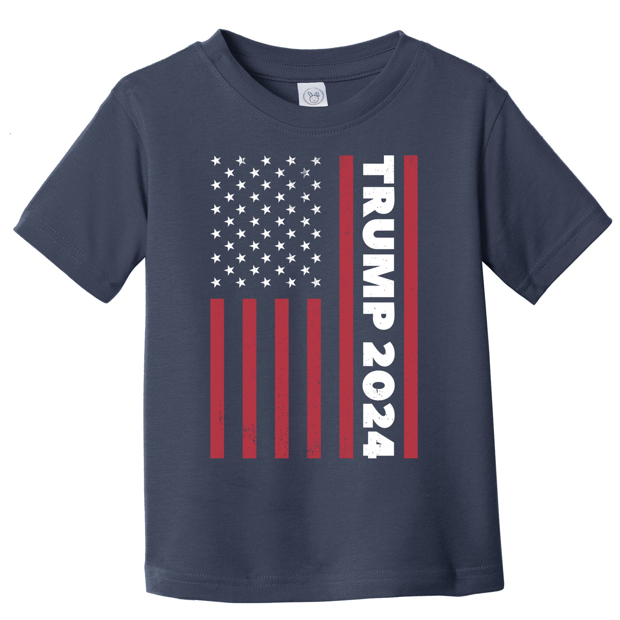 American President Donald Trump 2024 Flag US Election Toddler T-Shirt