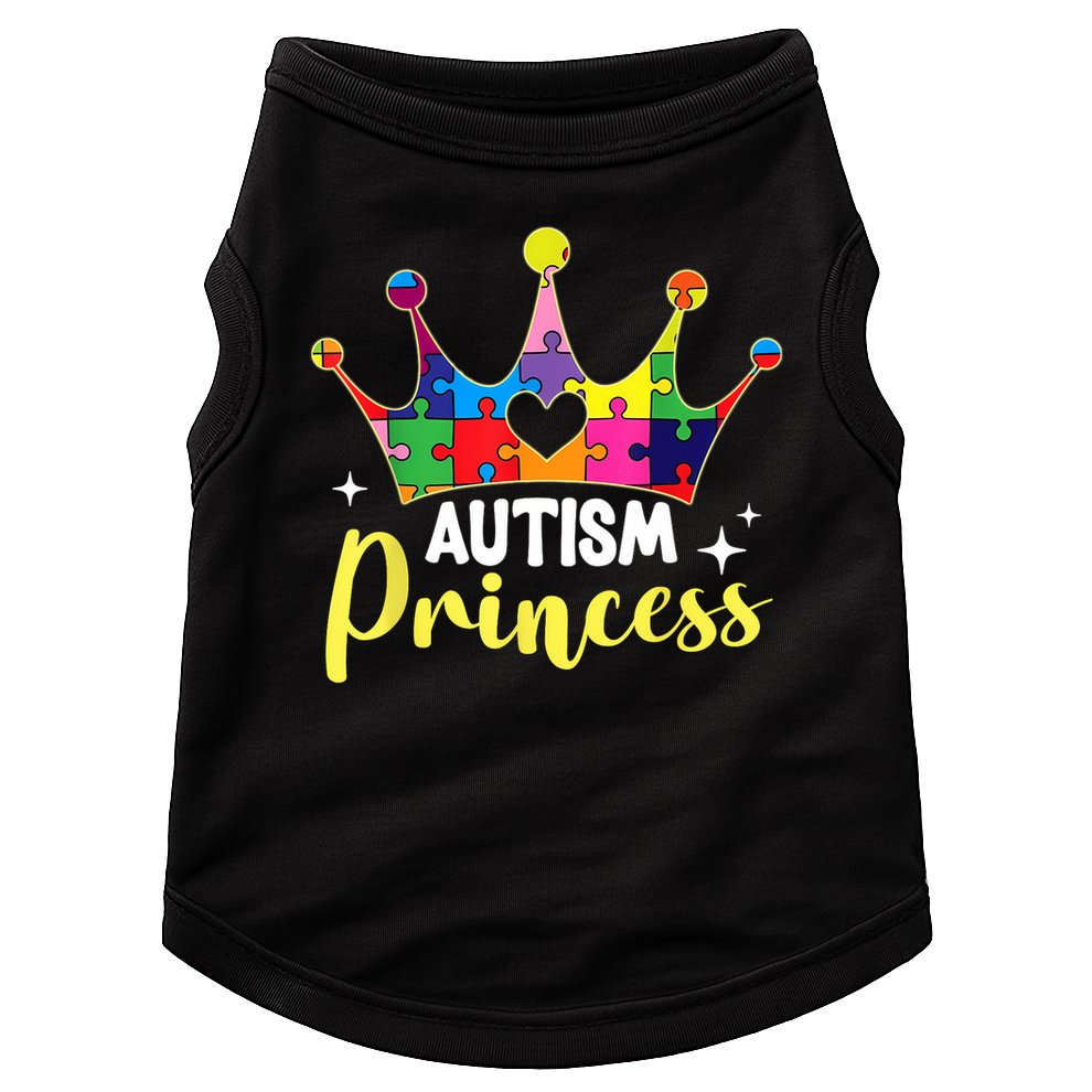 Autism Princess Daughter Autism Awareness Doggie Tank