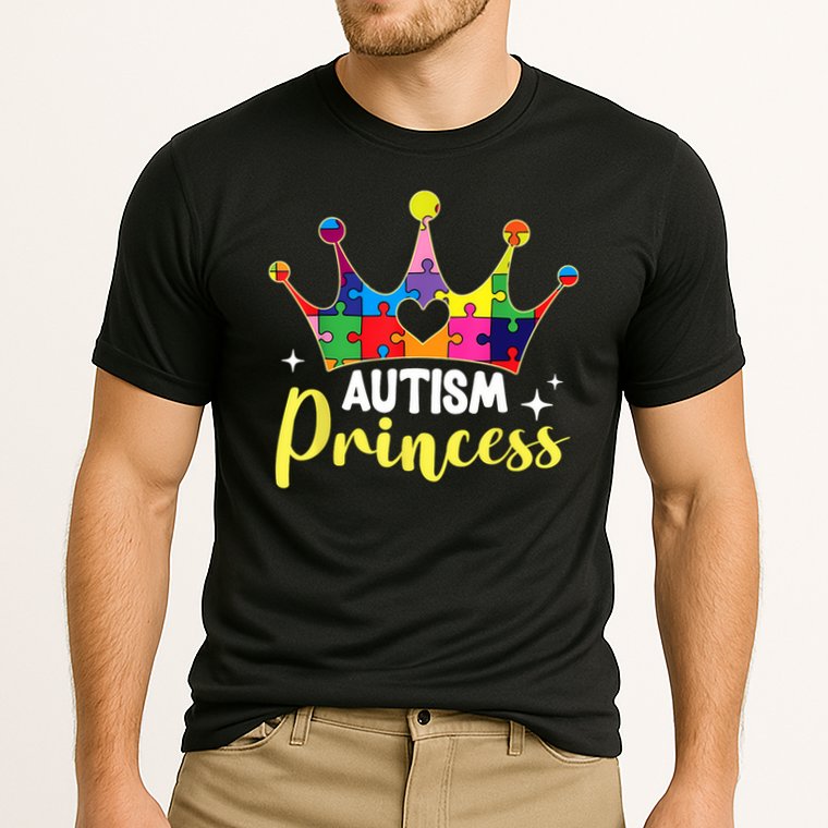 Autism Princess Daughter Autism Awareness Cooling Performance Crew T-Shirt