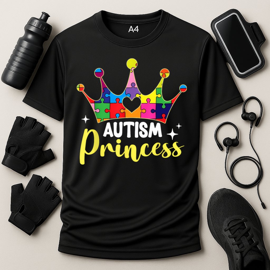Autism Princess Daughter Autism Awareness Cooling Performance Crew T-Shirt