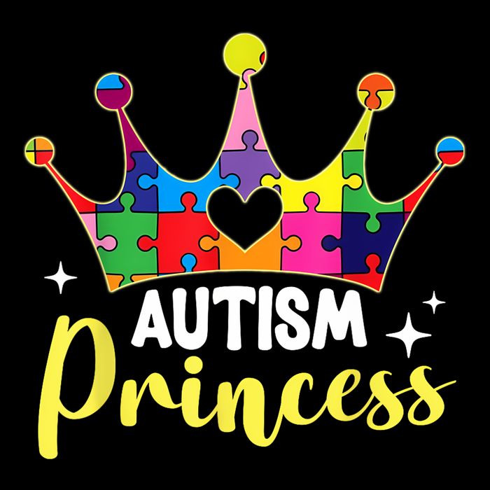 Autism Princess Daughter Autism Awareness Cooling Performance Crew T-Shirt