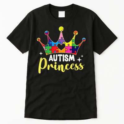 Autism Princess Daughter Autism Awareness Tall T-Shirt