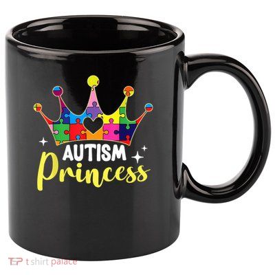 Autism Princess Daughter Autism Awareness 11oz C Handle Ceramic Mug