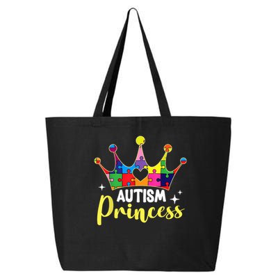 Autism Princess Daughter Autism Awareness 25L Jumbo Tote