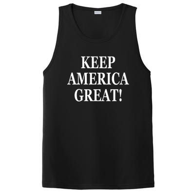 American President Donald Trump 2024 Keep America Great US Election PosiCharge Competitor Tank