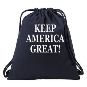 American President Donald Trump 2024 Keep America Great US Election Drawstring Bag