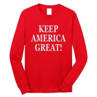 American President Donald Trump 2024 Keep America Great US Election Long Sleeve Shirt