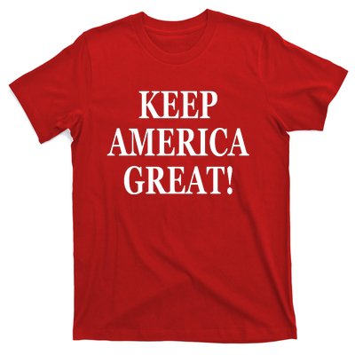 American President Donald Trump 2024 Keep America Great US Election T-Shirt