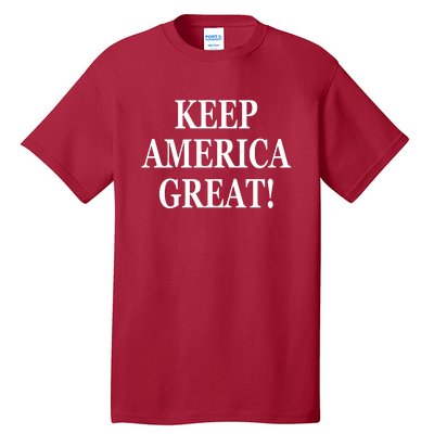 American President Donald Trump 2024 Keep America Great US Election Tall T-Shirt