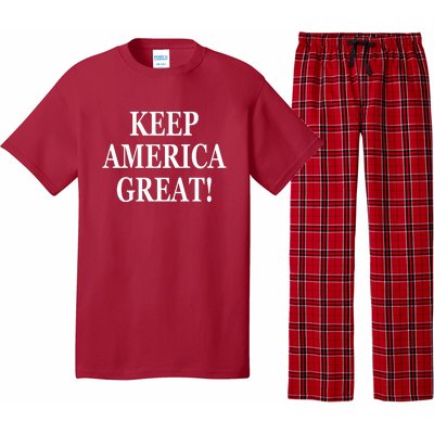 American President Donald Trump 2024 Keep America Great US Election Pajama Set