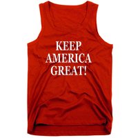 American President Donald Trump 2024 Keep America Great US Election Tank Top