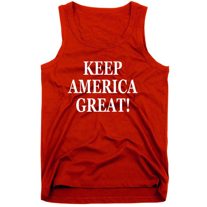 American President Donald Trump 2024 Keep America Great US Election Tank Top