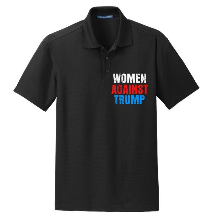 Anti President Donald Trump Women Against Trump Dry Zone Grid Polo