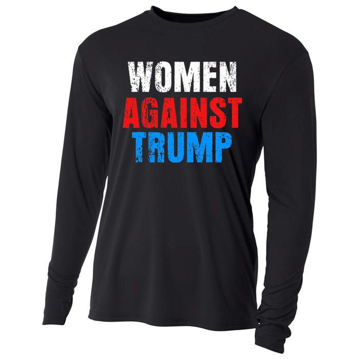 Anti President Donald Trump Women Against Trump Cooling Performance Long Sleeve Crew