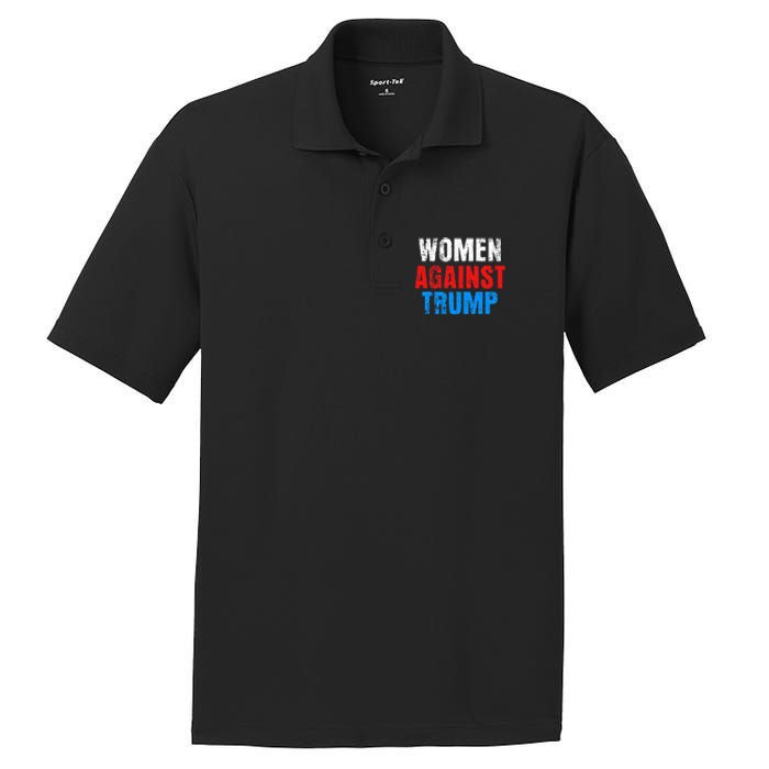 Anti President Donald Trump Women Against Trump PosiCharge RacerMesh Polo