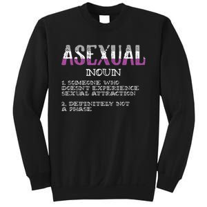 Asexual Person Definition Asexuality Pride Aromantic Ace Sweatshirt