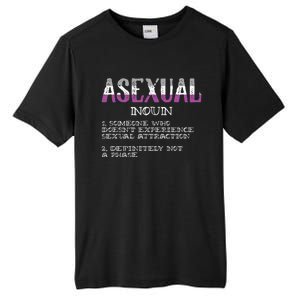 Asexual Person Definition Asexuality Pride Aromantic Ace Tall Fusion ChromaSoft Performance T-Shirt