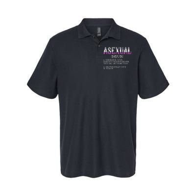 Asexual Person Definition Asexuality Pride Aromantic Ace Softstyle Adult Sport Polo