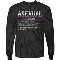 Asexual Person Definition Asexuality Pride Aromantic Ace Tie-Dye Long Sleeve Shirt