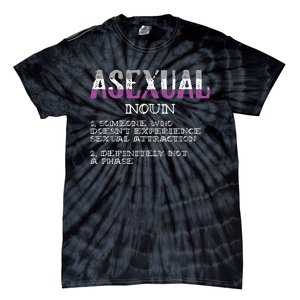 Asexual Person Definition Asexuality Pride Aromantic Ace Tie-Dye T-Shirt