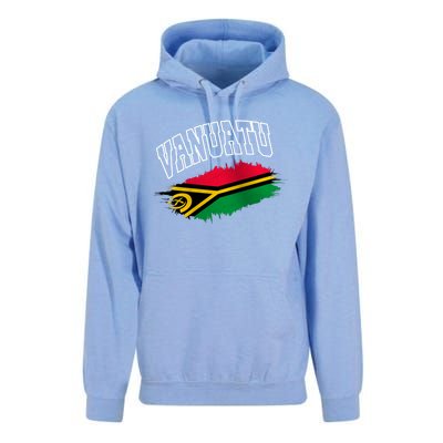 Athletic Patriotic Design Vanuatu Flag Unisex Surf Hoodie