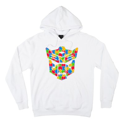 Autism Puzzle Dinobot Logo Hoodie