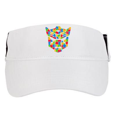 Autism Puzzle Dinobot Logo Adult Drive Performance Visor